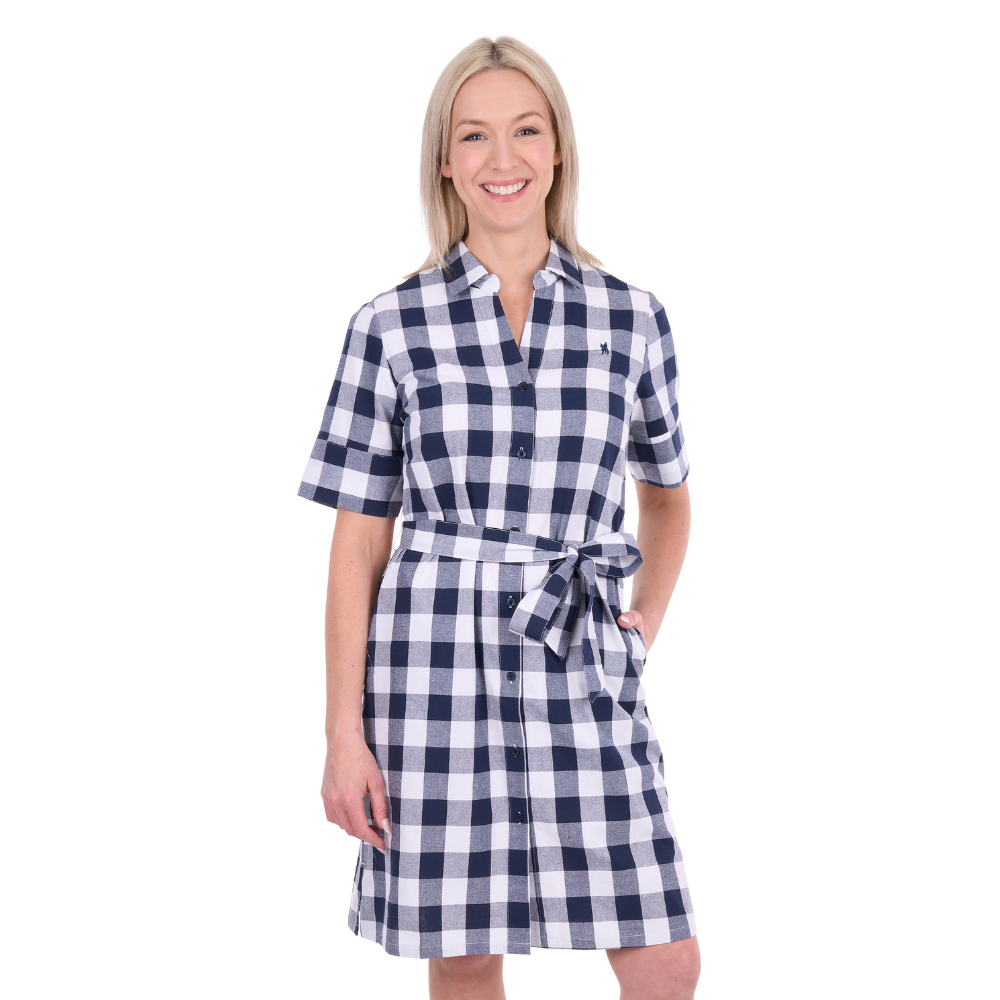 Thomas Cook Womens Victoria Shirt Dress (T6S2414098) Navy/White