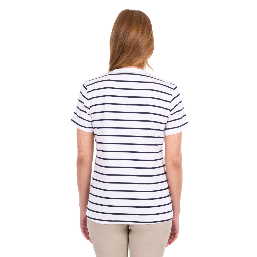 Thomas Cook Womens Wilma S/S Tee (TCP2515106) Navy/White