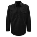 Thomas Cook Heavy Drill 1/2 Button L/S Shirt (TCP1120163) Black