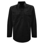 Thomas Cook Heavy Drill 1/2 Button L/S Shirt (TCP1120163) Black