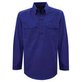 Thomas Cook Heavy Drill 1/2 Button L/S Shirt (TCP1120163) Cobalt