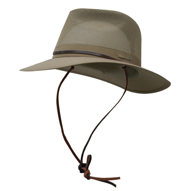 Thomas Cook Kakadu Hat (TCP1931HAT) Khaki on a white background.