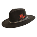 Thomas Cook Kimberley Crushable Hat (TCP1937002) Mulch on a white background.