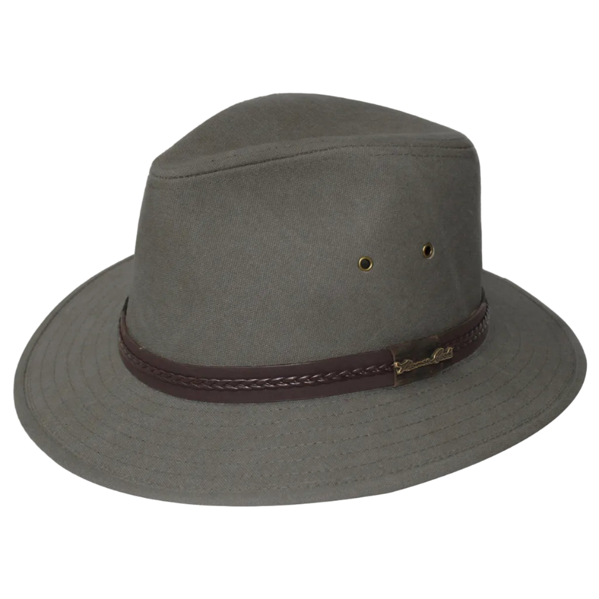 Thomas Cook Kununurra Hat (TCP1940HAT) Grey on a white background.
