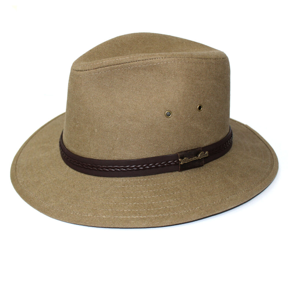 Thomas Cook Kununurra Hat (TCP1940HAT) Sand on a white background.
