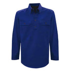 Thomas Cook Light Drill 1/2 Button L/S Shirt (TCP1126005) Cobalt