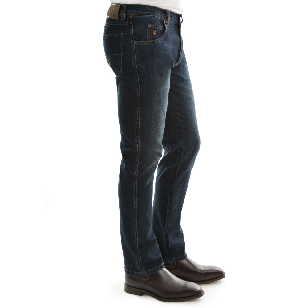 Thomas Cook Mens Lochie Tailored Leg Jeans (TCP1226064) Dark Indigo