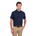 Thomas Cook Mens TC Linen SS Shirt Navy