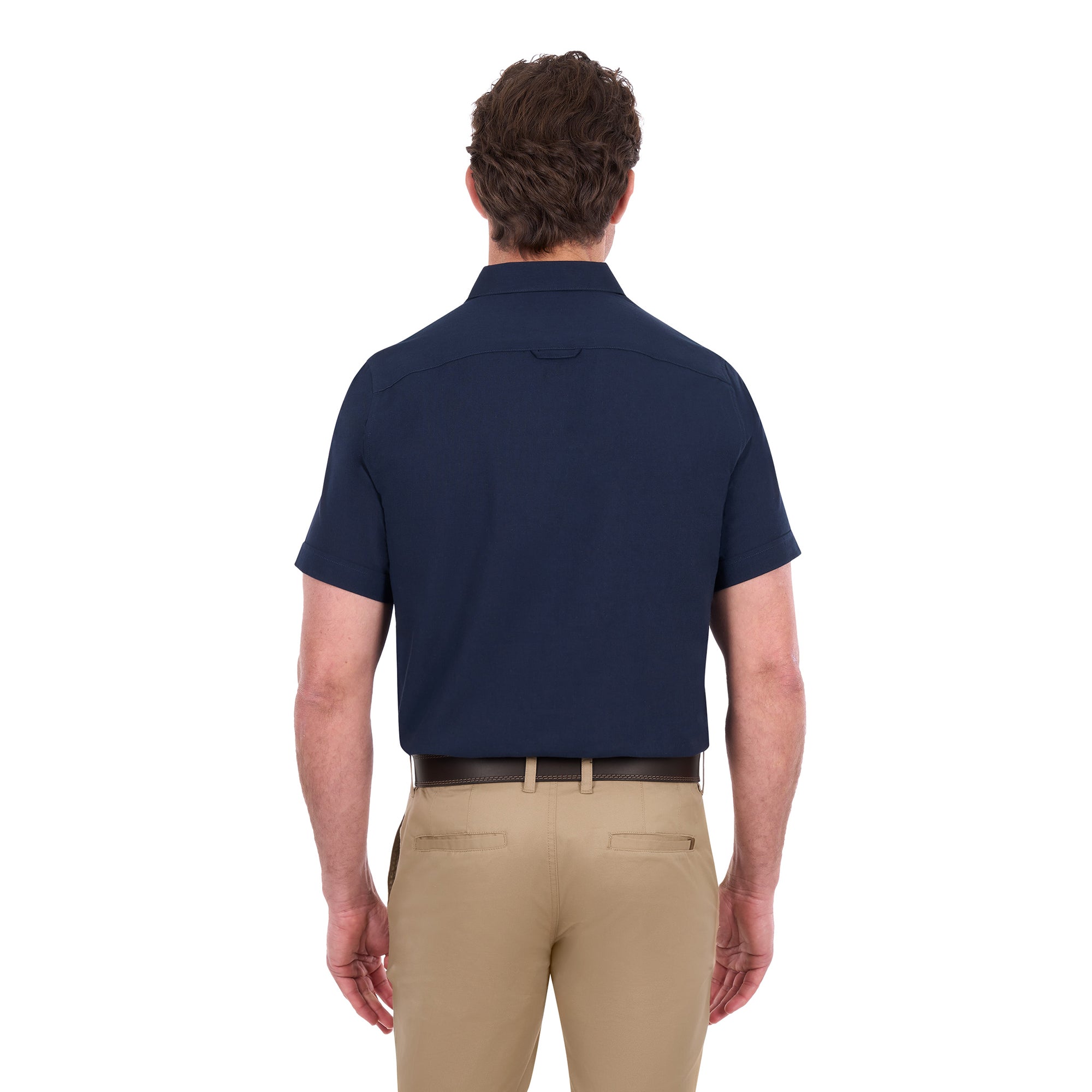 Thomas Cook Mens TC Linen SS Shirt Navy