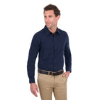 Thomas Cook Mens TC Linen LS Shirt Navy
