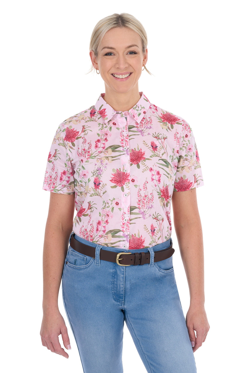 Thomas Cook Womens Frankie S/S Shirt (T6S2125068) Pink Multi