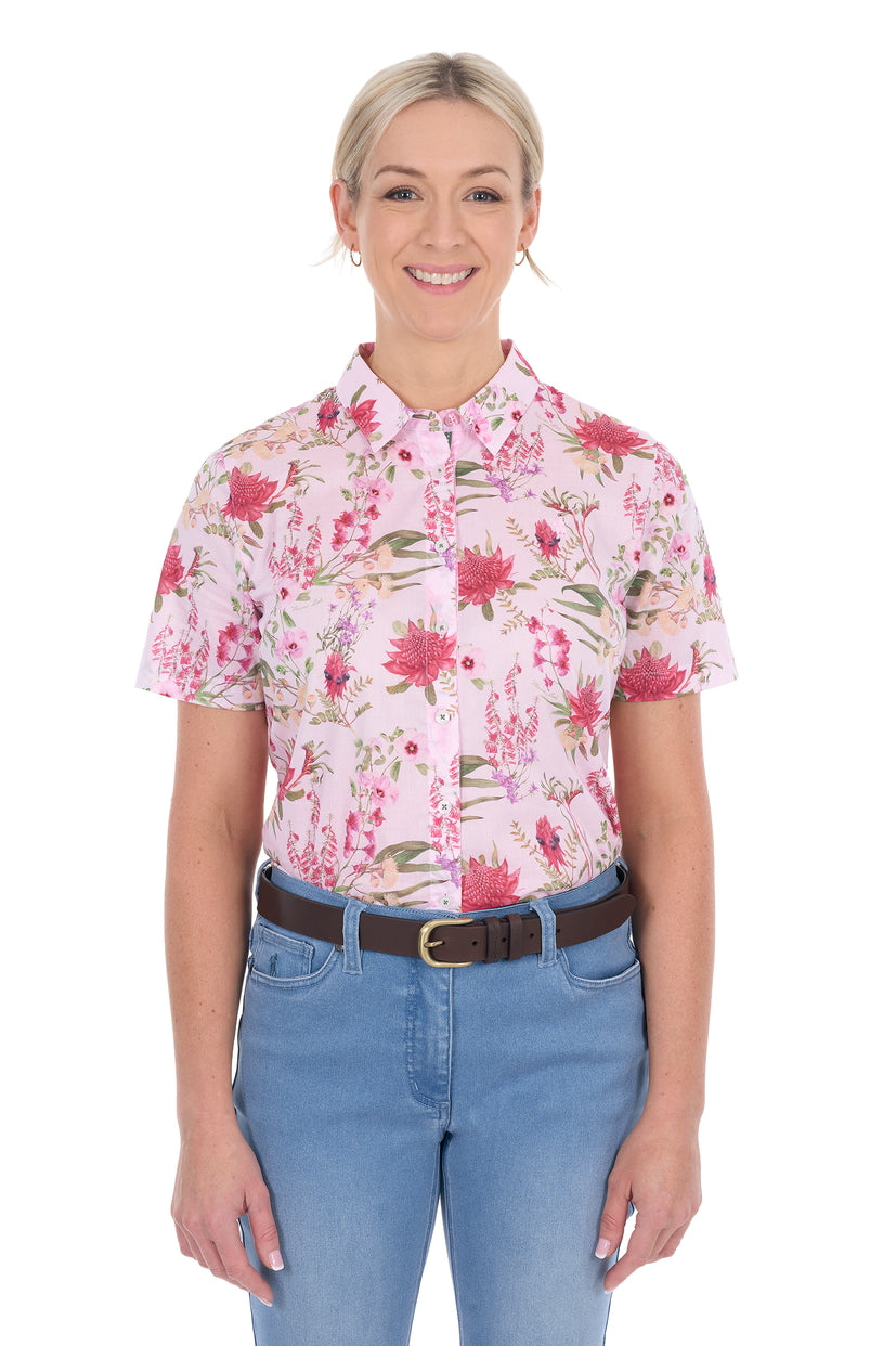 Thomas Cook Womens Frankie S/S Shirt (T6S2125068) Pink Multi