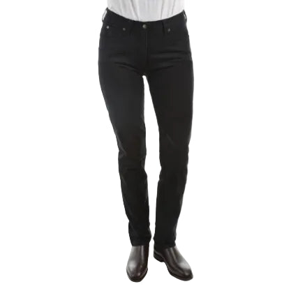 Thomas Cook Womens Stretch Moleskin Wonder Jeans Mid-Reg-Slim (TCP2228007) 32Leg Black [SD]
