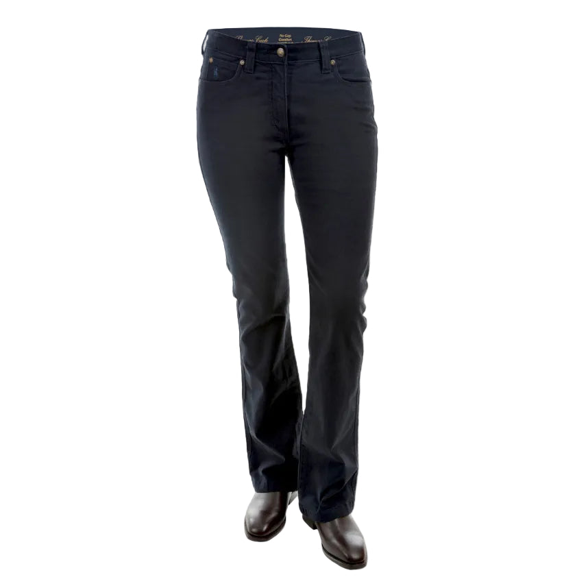 Thomas Cook Womens Stretch Moleskin Wonder Jeans Mid-Reg-Slim (TCP2228007) 32Leg Navy