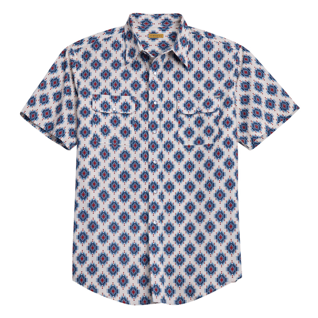 Tin Haul Mens Collection S/S Shirt (02064314) Print White