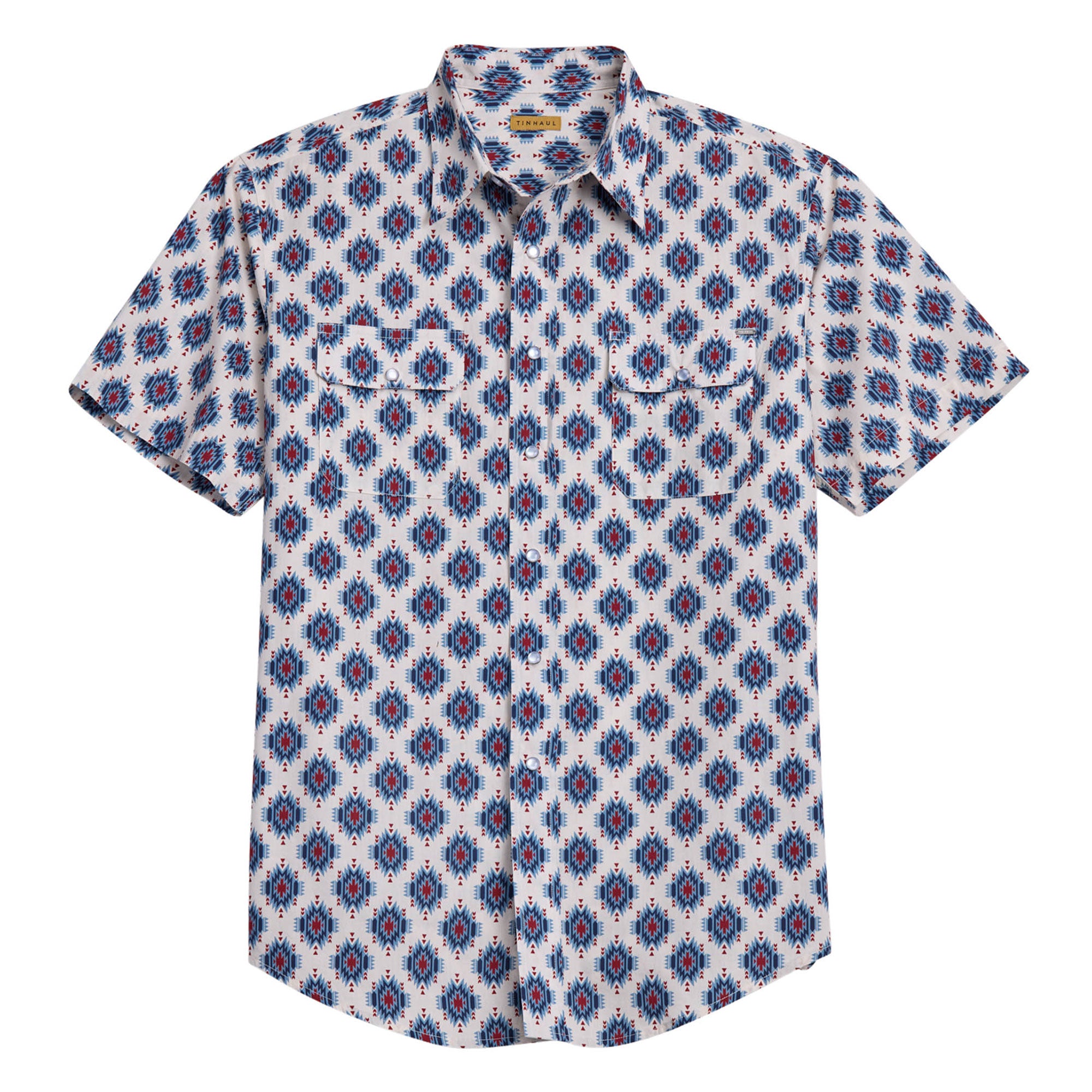 Tin Haul Mens Collection S/S Shirt (02064314) Print White