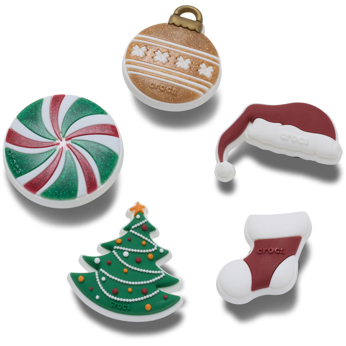 Crocs  Nostalgic Noel Santa 5 Pack of Jibbitz (10019671)
