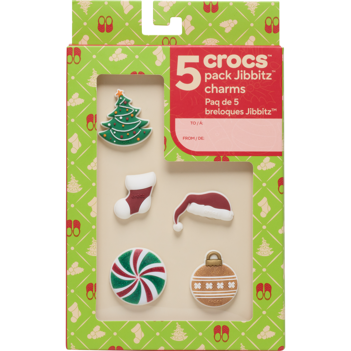 Crocs  Nostalgic Noel Santa 5 Pack of Jibbitz (10019671)