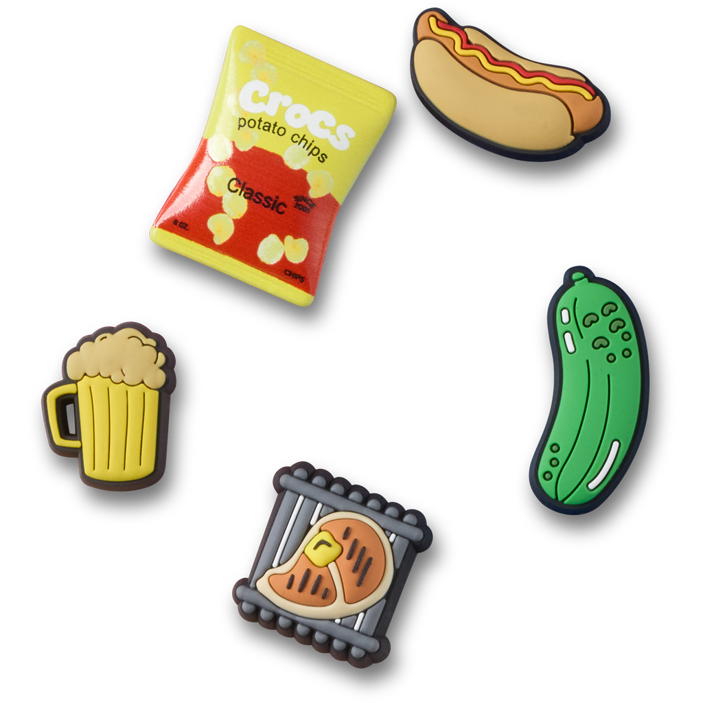 Crocs  BBQ and Beer 5 Pack of Jibbitz (10019943)