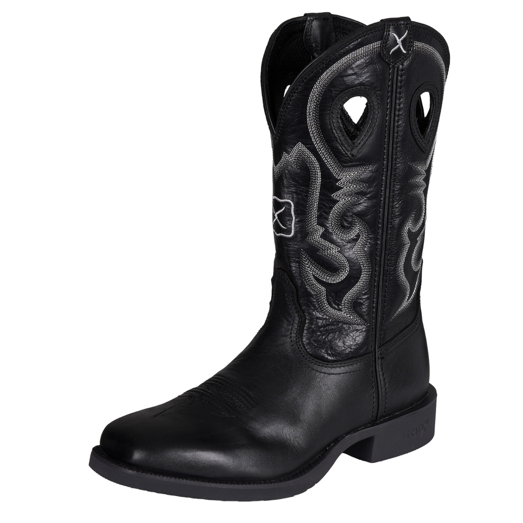 Twisted X Mens 12 Tech X2 Western Boots (TCMXTR001) Black