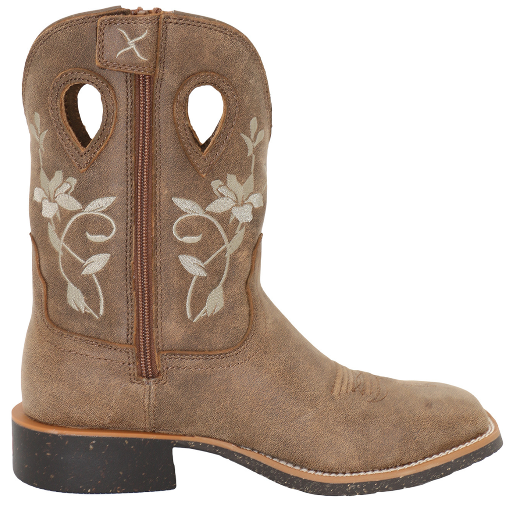 Twisted X Womens 9 Tech X2 Zip Western Boots (TCWXTR024) Bomber/Bomber