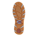 Twisted X Womens Aztec Cellstretch Slip On Shoes (TCWXC0072) Brown/Sky
