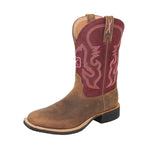 Twisted X Womens 11" Pink Tech X2 Western Boots (TCWXTR017) Brunette/Oxblood