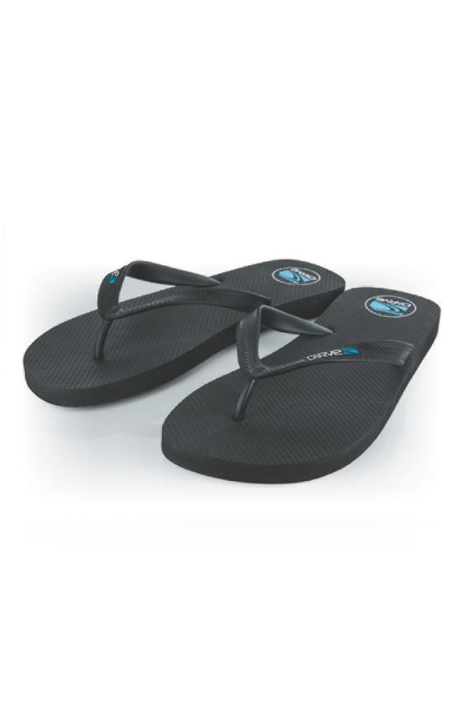Carve Boys Cruiser Thongs (CVS1511) Black/Black 2 [SD]