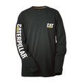 CAT Mens Trademark Banner L/S Tee (1510034.016) Black S