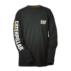 CAT Mens Trademark Banner L/S Tee (1510034.016) Black S