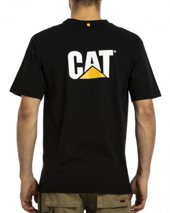 CAT Mens Trademark Tee (PW05324.010) Black XXL