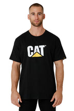 CAT Mens Trademark Logo Tee (1510305.016) Black S