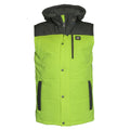 CAT Mens Hi Vis Hooded Vest (1320034) Yellow/Dark Shadow M