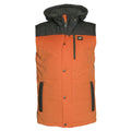 CAT Mens Hi Vis Hooded Vest (1320034) Orange/Dark Shadow S