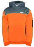 CAT Mens Hi Vis Hoodie (1910070) Orange/Grey L