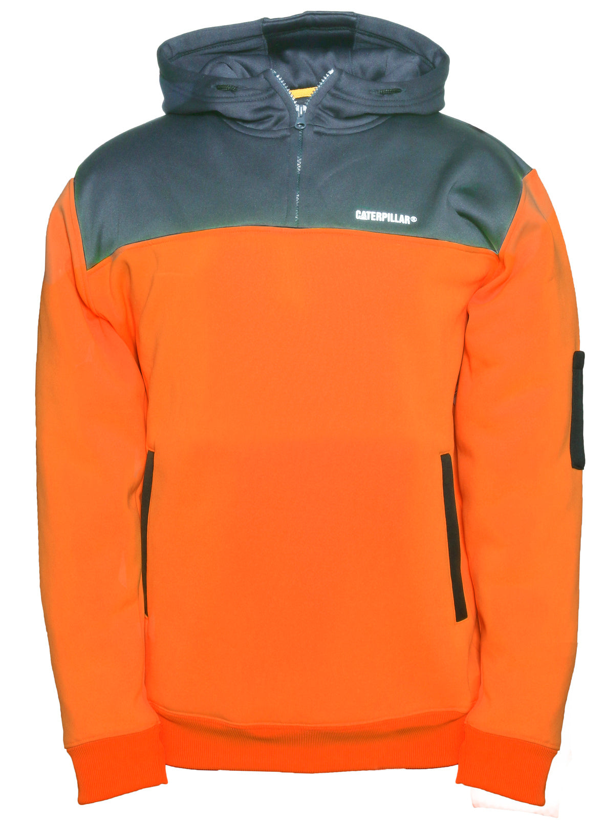 CAT Mens Hi Vis Hoodie (1910070) Orange/Grey L