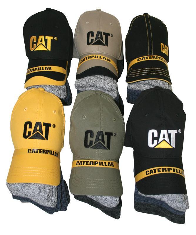 CAT Cap & Sock Bundle Pack (1490046) Assorted
