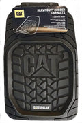 CAT Heavy Duty Rubber Car Mat (CMCAT BLKFR) Black