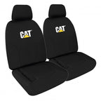 CAT Canvas Car Seat Covers Icon Design (CVCATBX-ICON30) Black