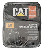 CAT Canvas Car Seat Covers Icon Design (CVCATBX-ICON30) Black