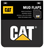 CAT Heavy Duty Mud Flaps (MDCATA) Black 26cm x 23cm [SET OF 2]