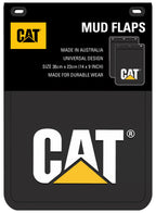 CAT Heavy Duty Mud Flaps (MDCATC) Black 36cm x 23cm  [SET OF 2]