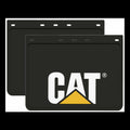 CAT Heavy Duty Mud Flaps (MDCATD) Black 45cm x 60cm  [SET OF 2]
