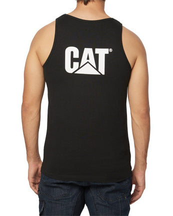 CAT Mens Trademark Singlet (1010013) Black S [GD]