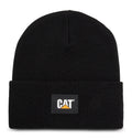 CAT Unisex CAT Label Cuff Beanie (1090026) Black OSFM