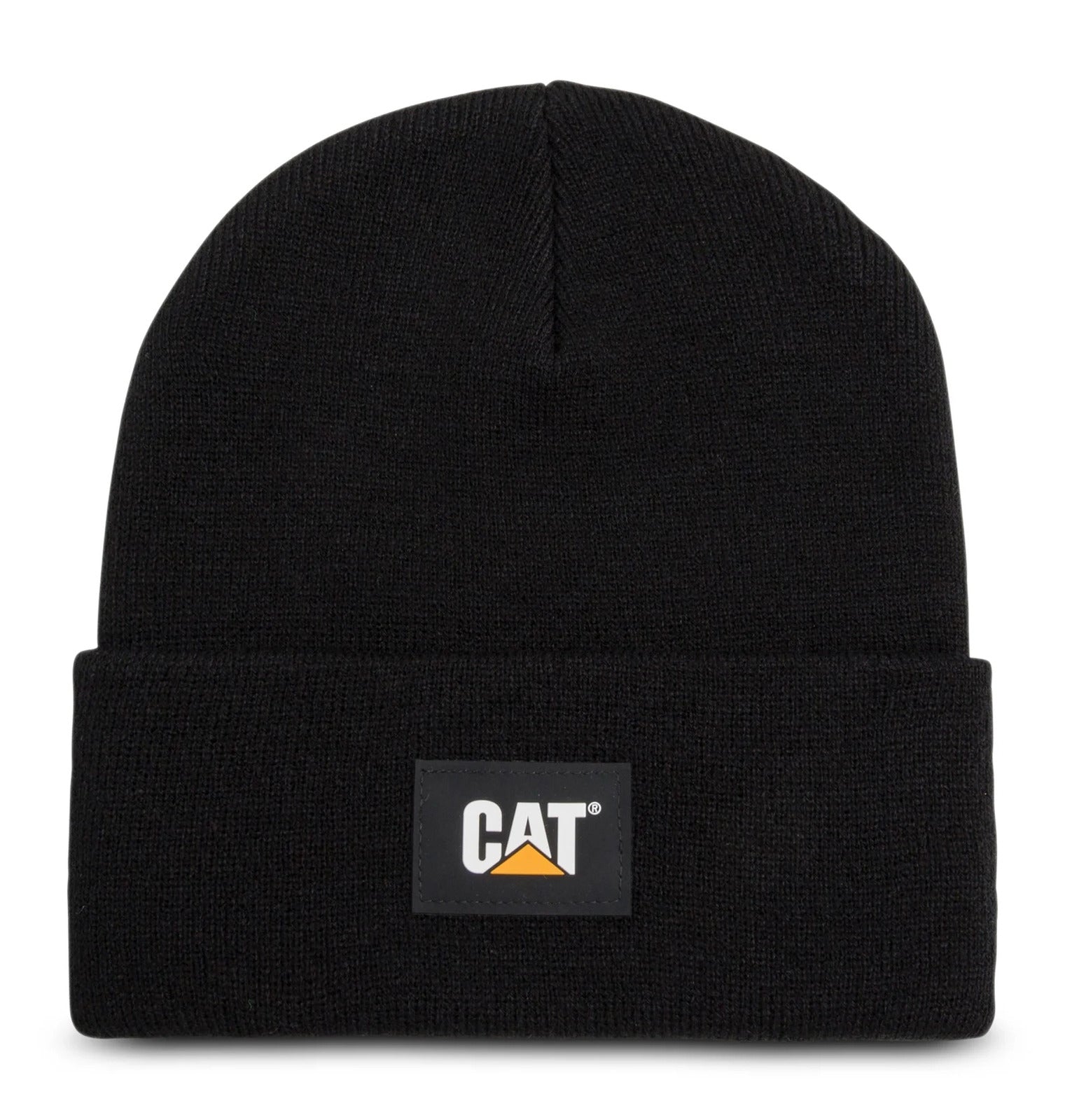 CAT Unisex CAT Label Cuff Beanie (1090026) Black OSFM