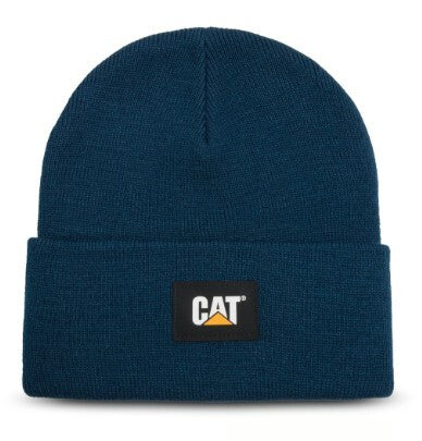 CAT Unisex CAT Label Cuff Beanie (1090026) Detroit Blue OSFM