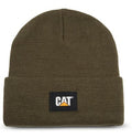 CAT Unisex CAT Label Cuff Beanie (1090026) Army Moss OSFM
