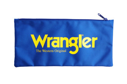 Wrangler Iconic Pencil Case (XCP1927PEN) Blue/Yellow