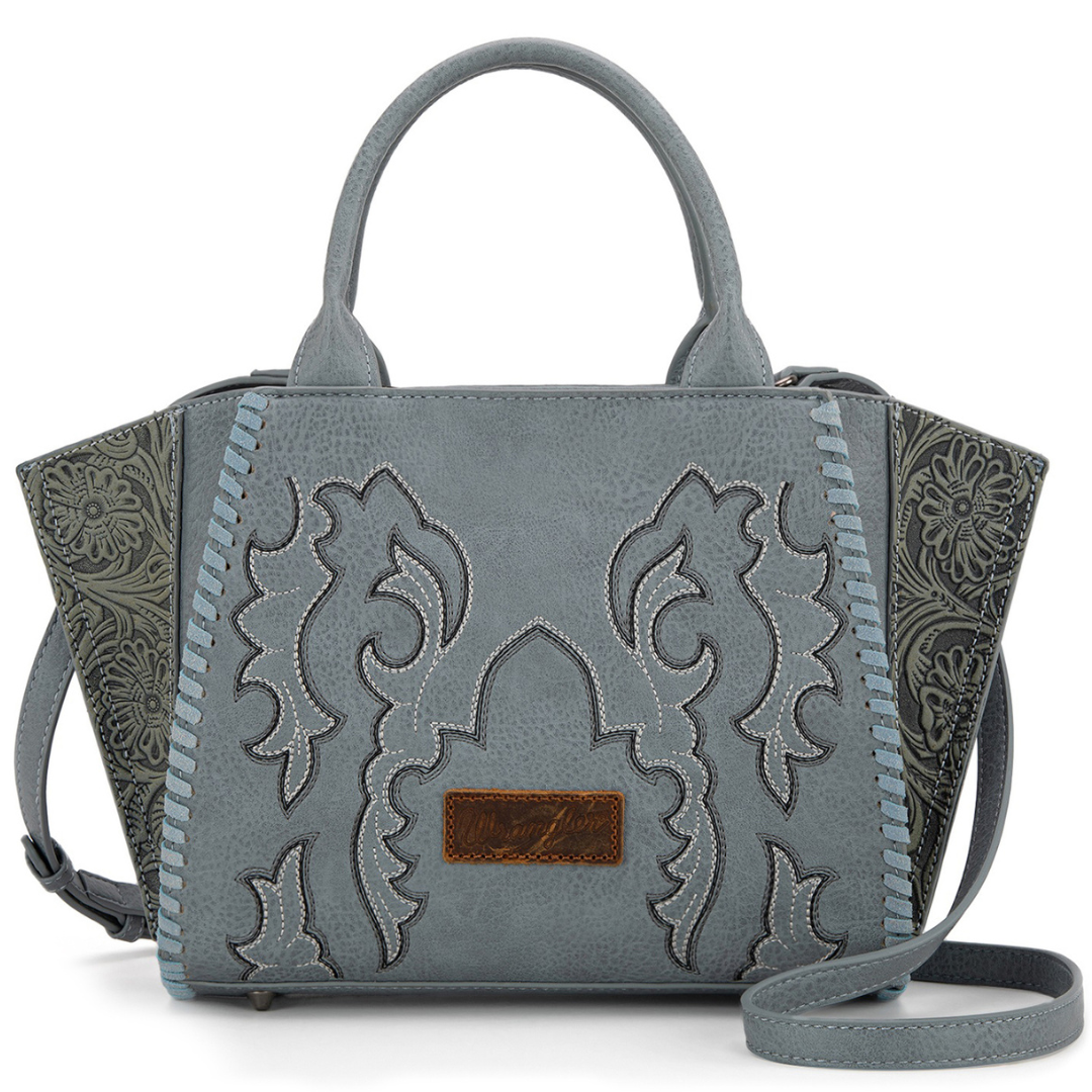 Wrangler Embroidered Tote Bag (X5S2918BAG) Blue